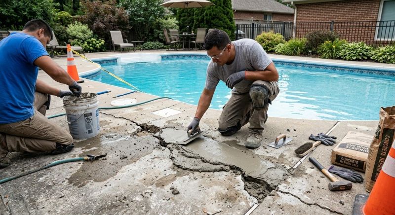 Pool Slab Repair in Corpus Christi, TX