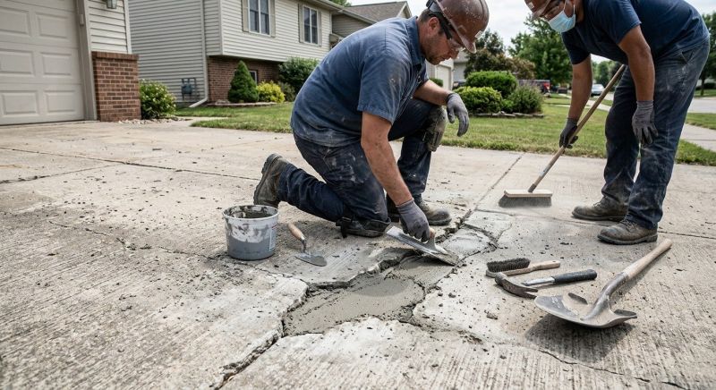 Concrete Pavement Repair in West Des Moines, IA