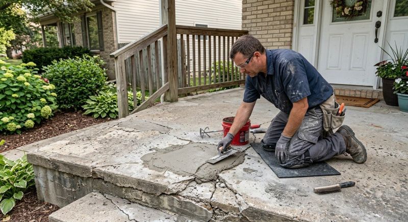 Concrete Porch Repair in Miami Dade County, FL