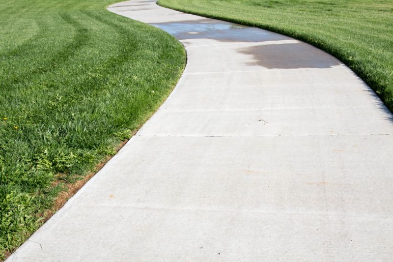 Restored Concrete Pathway